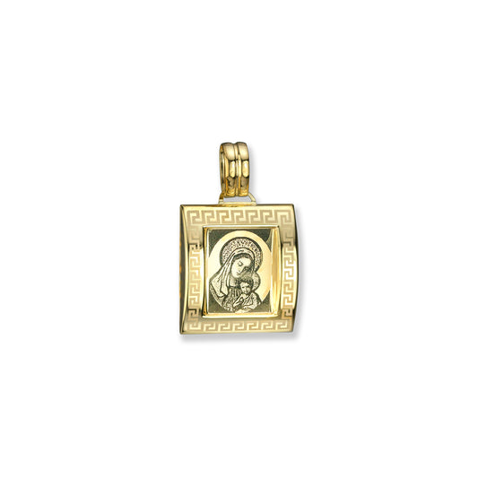 10K Yellow Gold Mary Charm - 341