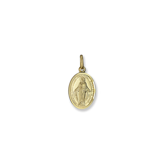 10K Yellow Gold Mary Charm - 342