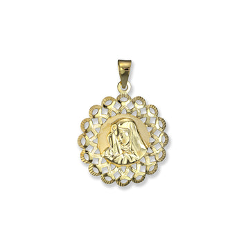 10K Yellow Gold St. Mary Medallion - 362