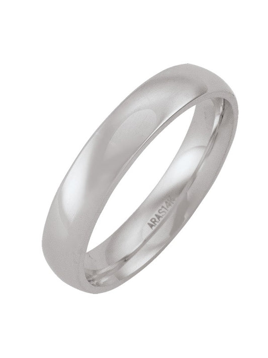 4MM Gold comfort fit Wedding Band