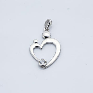 925 Sterling Silver Mother and Child Pendent/Chain