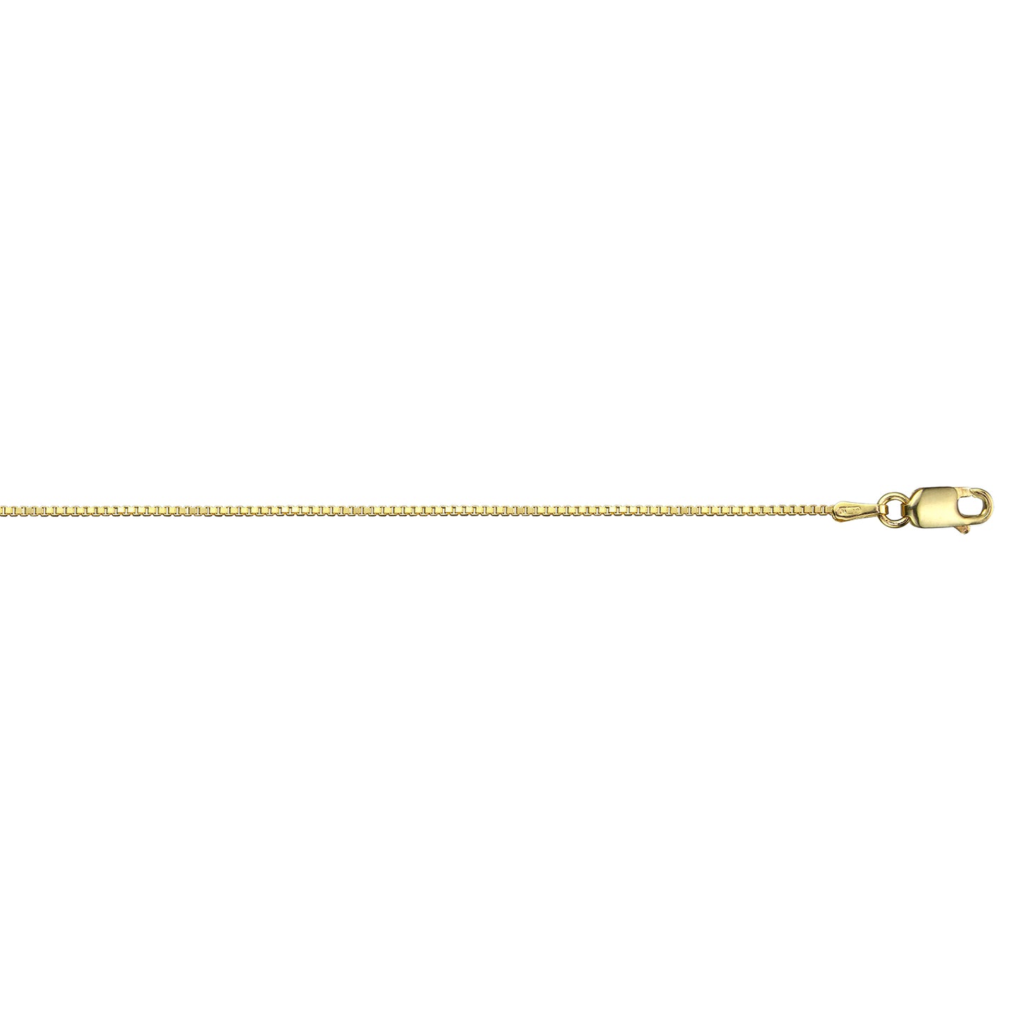 10K Yellow Gold Box Chain and Bracelet - 702