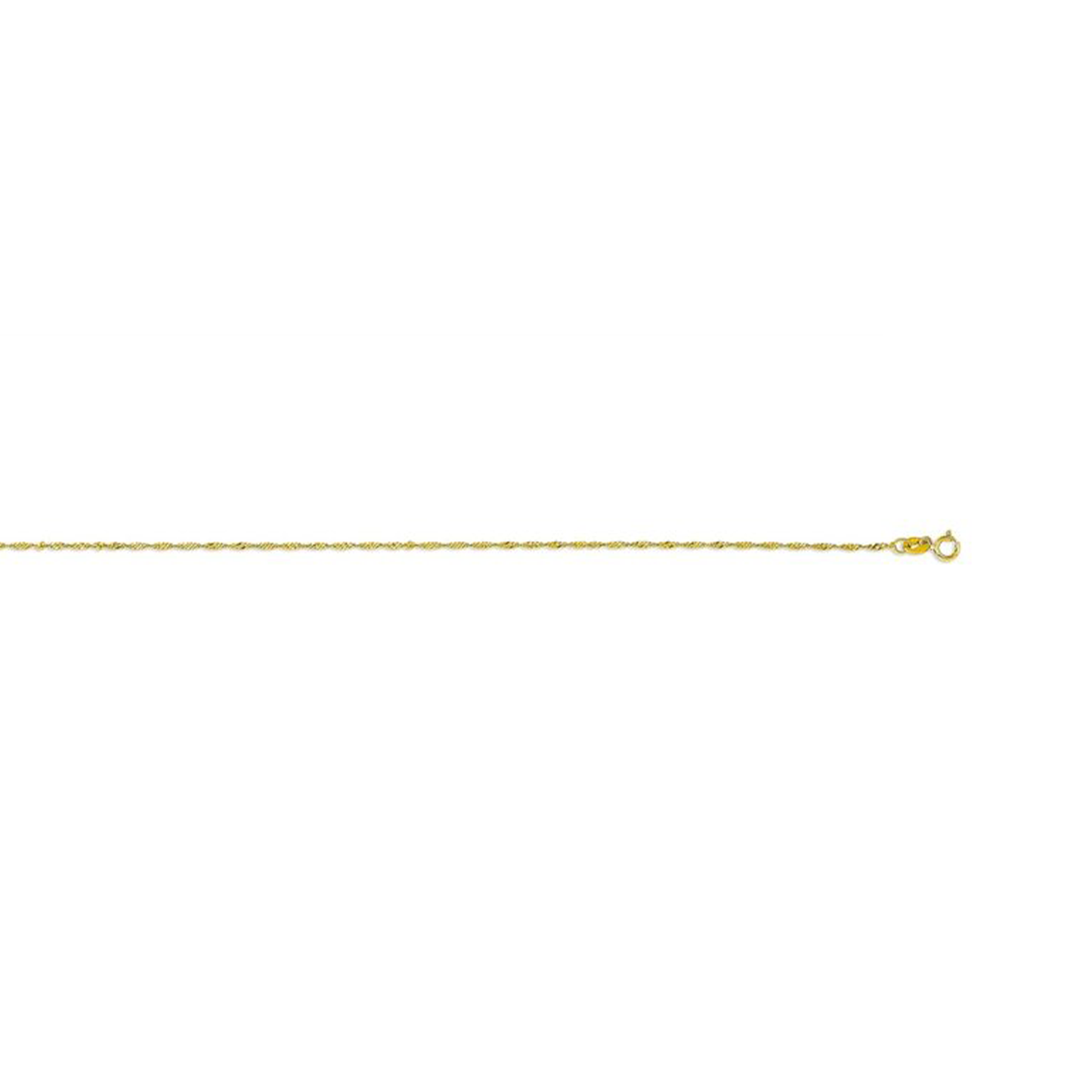 10K Yellow Gold Anklets - Shimmers 7065A