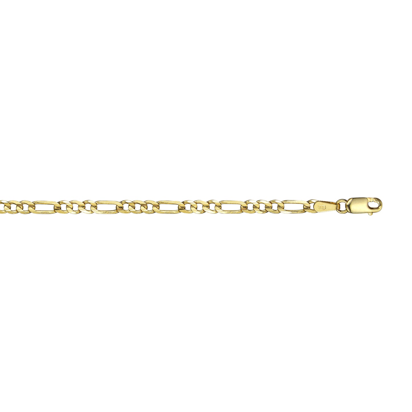 10K solid Y. Gold Figaro chain/Bracelet - 719