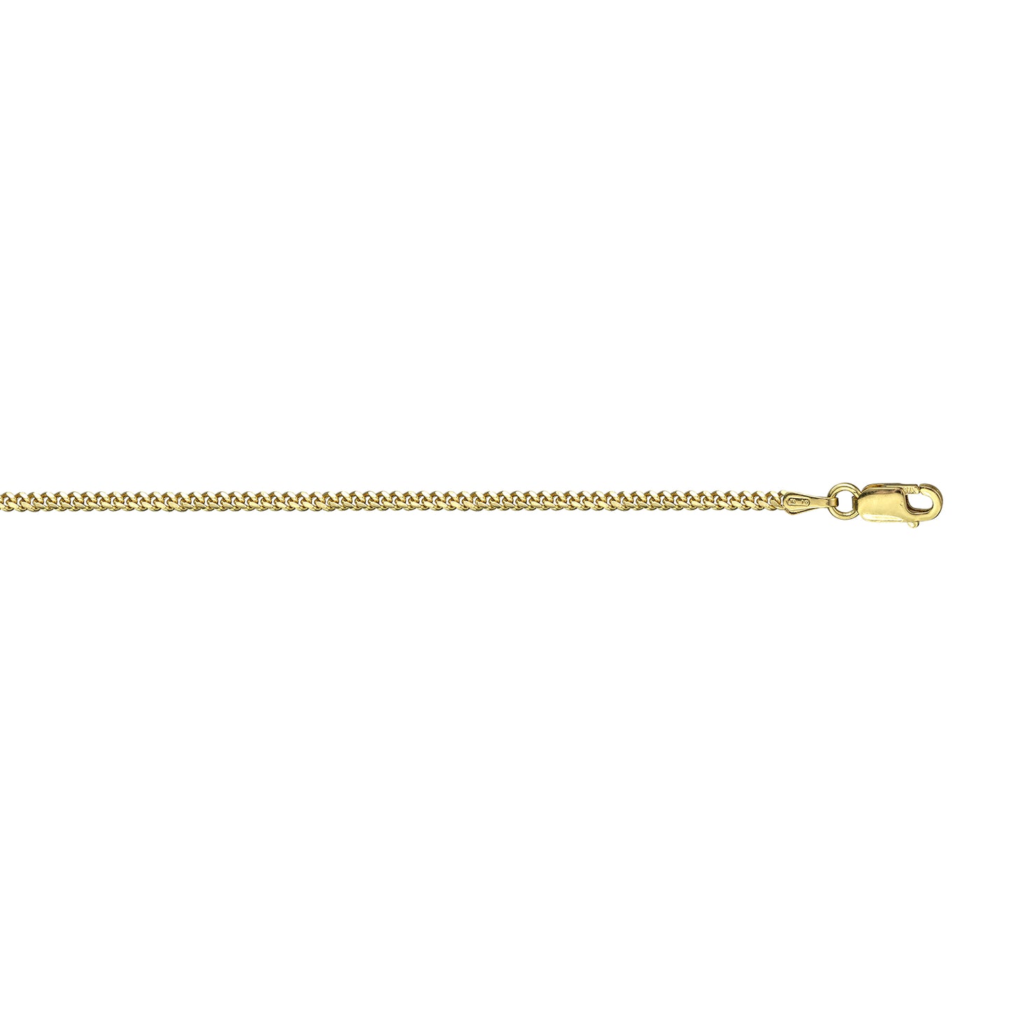 10K Yellow Gold Solid Cuban Chain / Bracelet / Anklet - 752