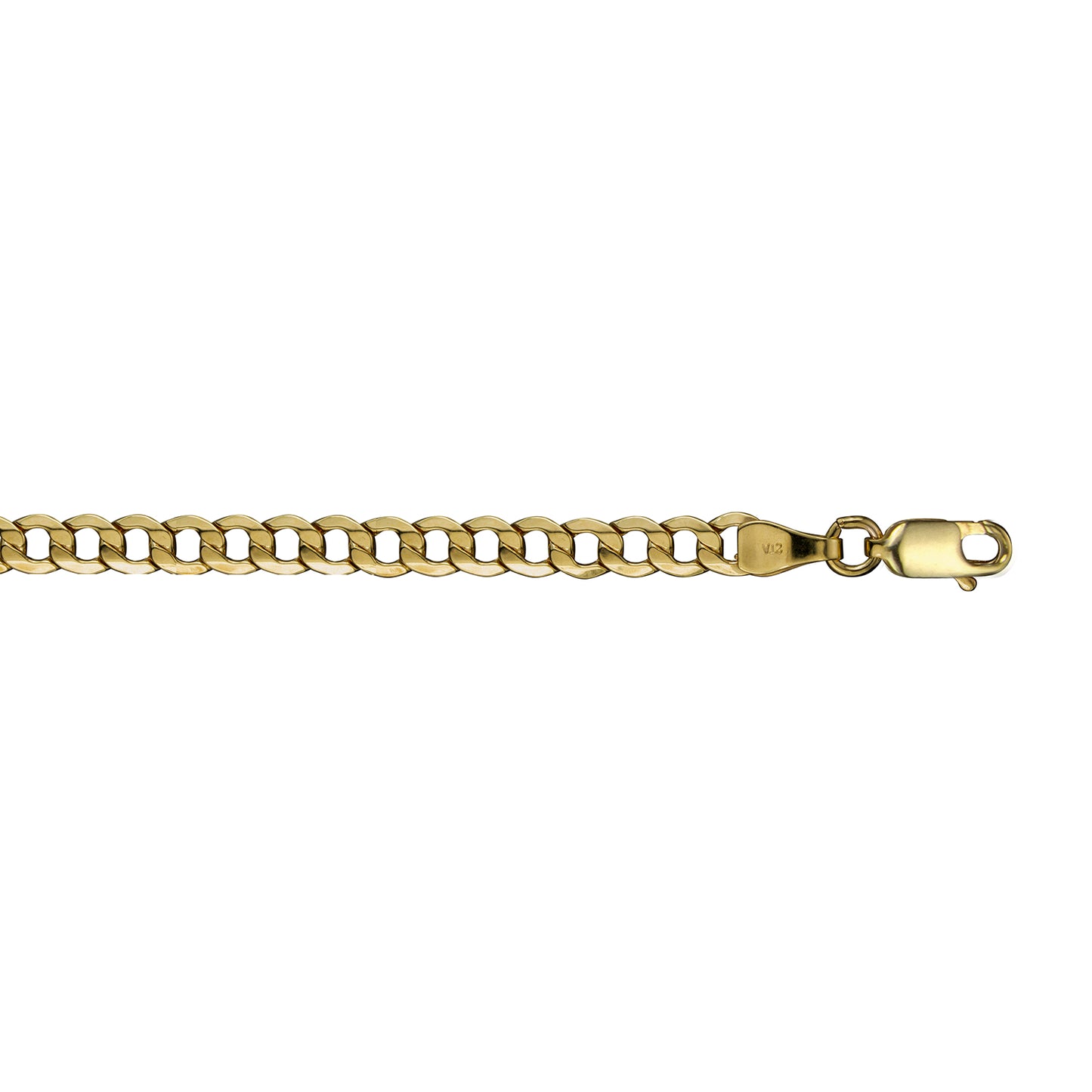 10K Yellow Gold Curb Chain / Bracelet - 840