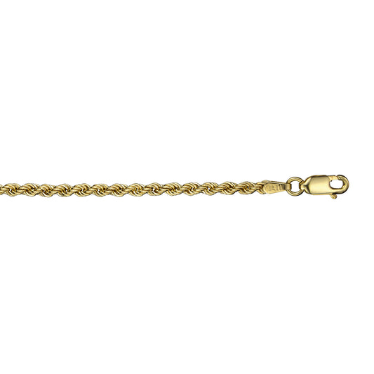 10K Yellow Gold Rope Chain - 851