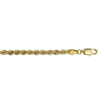 10K Yellow Gold Solid Rope Chain - 748