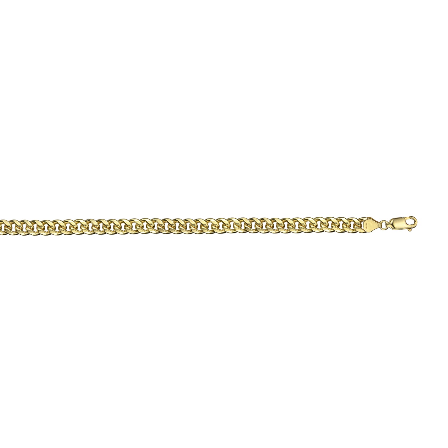 10K Yellow Gold Cuban Chain / Bracelet / Anklet - 981