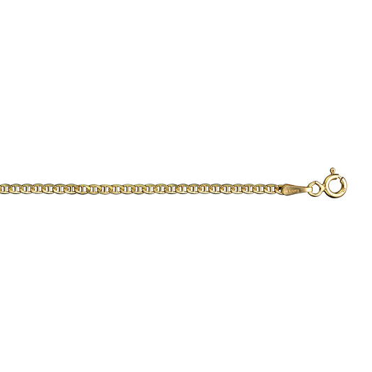 10K Hollow Gucci Yellow Gold Chain - 991