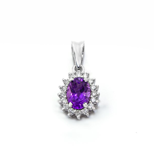 14K Precious Birthstone Pendant - 50094