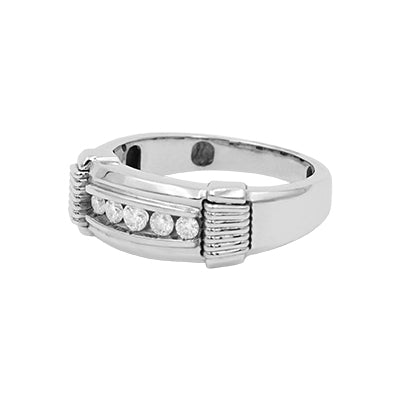 14K Diamond Men's Ring