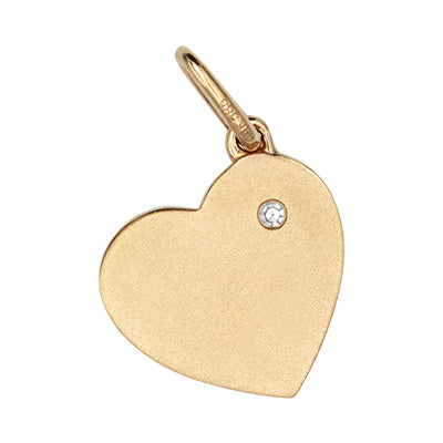 14k White & Rose Gold Diamond Pendant