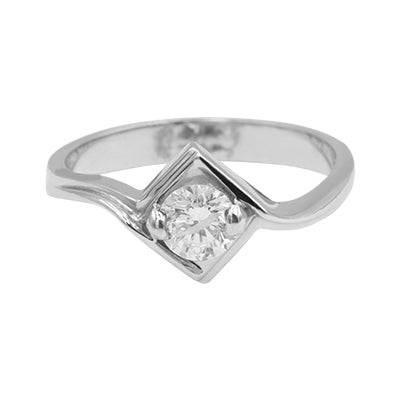 Unazë diamanti 18K