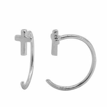 925 Sterling Silver Hoop Earrings EPL5945