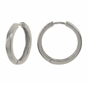 925 Sterling Silver Hoop Earrings - ERR076