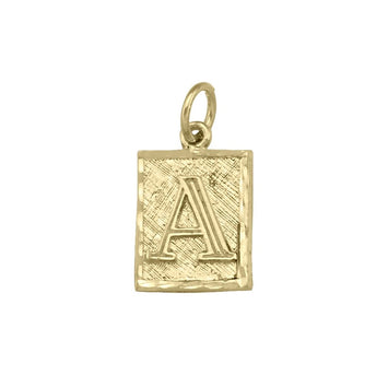 10K Yellow Gold Charms Initial