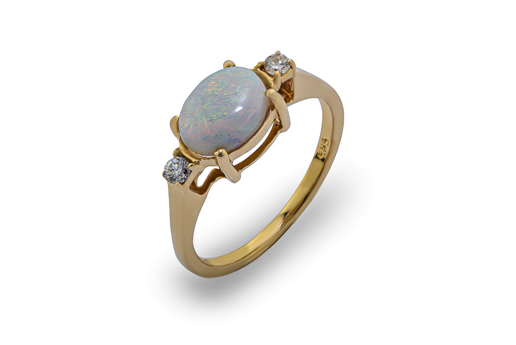 14K Classic Birthstone Ring - 5007