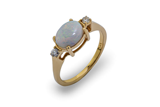 14K Classic Birthstone Ring - 5007