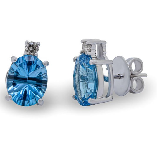 14K Classic Birthstone Earrings - 5007