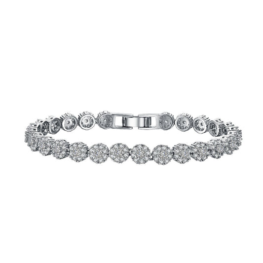 925 Sterling Silver with Round CZ Stone -52021