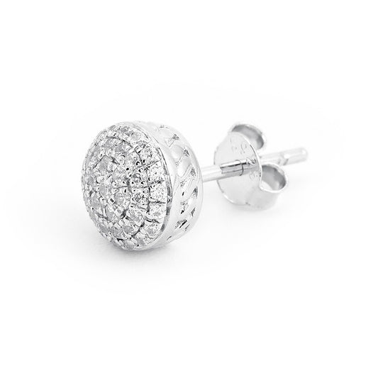 925 Sterling Silver Stud Earring with CZ