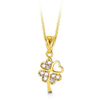 10K Yellow Gold Charm Pendent - Charmed 3203