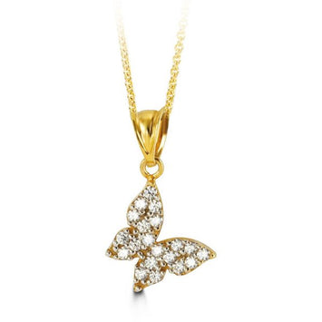 10K Yellow Gold Charm Pendent - Charmed 3204