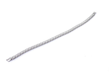 18K White Gold Diamond Bracelet - 1.0Ct