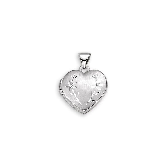 10K White Gold Locket - 3005