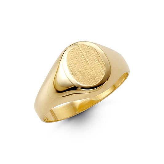 10K Yellow Gold Men's Ring - B Fierce 8005