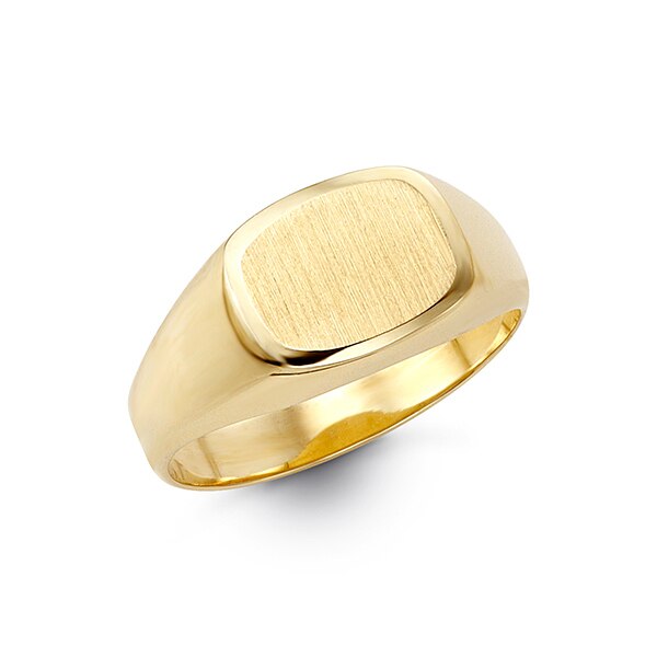 10K Yellow Gold Men's Ring - B Fierce 8010