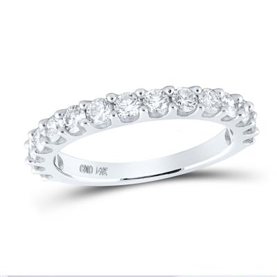 14k Gold Diamond Wedding Anniversary Band - 1.00 TW