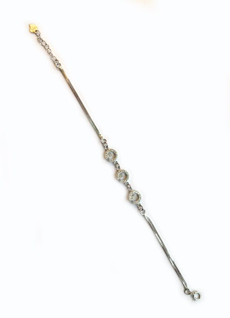 925 Sterling Silver Bracelet with CZ