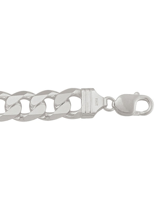 925 Sterling Silver Curb Bracelet - N7511