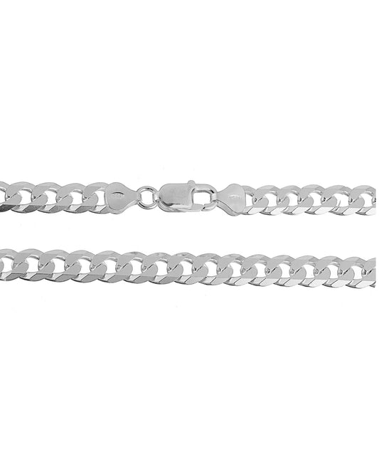 925 Sterling Silver Flat Miami Cuban Chain - 132