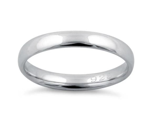 925 Sterling Silver 3M Wedding Band   SI-KIT-WB-3M