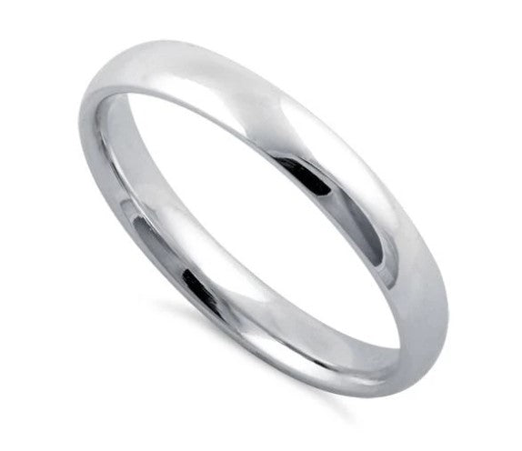 925 Sterling Silver 3M Wedding Band   SI-KIT-WB-3M