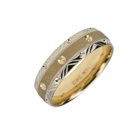 10K Super Light Wedding Band - SLA155-2T